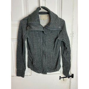Banana Republic Zip Up High Neck Sweatshirt Jacket
